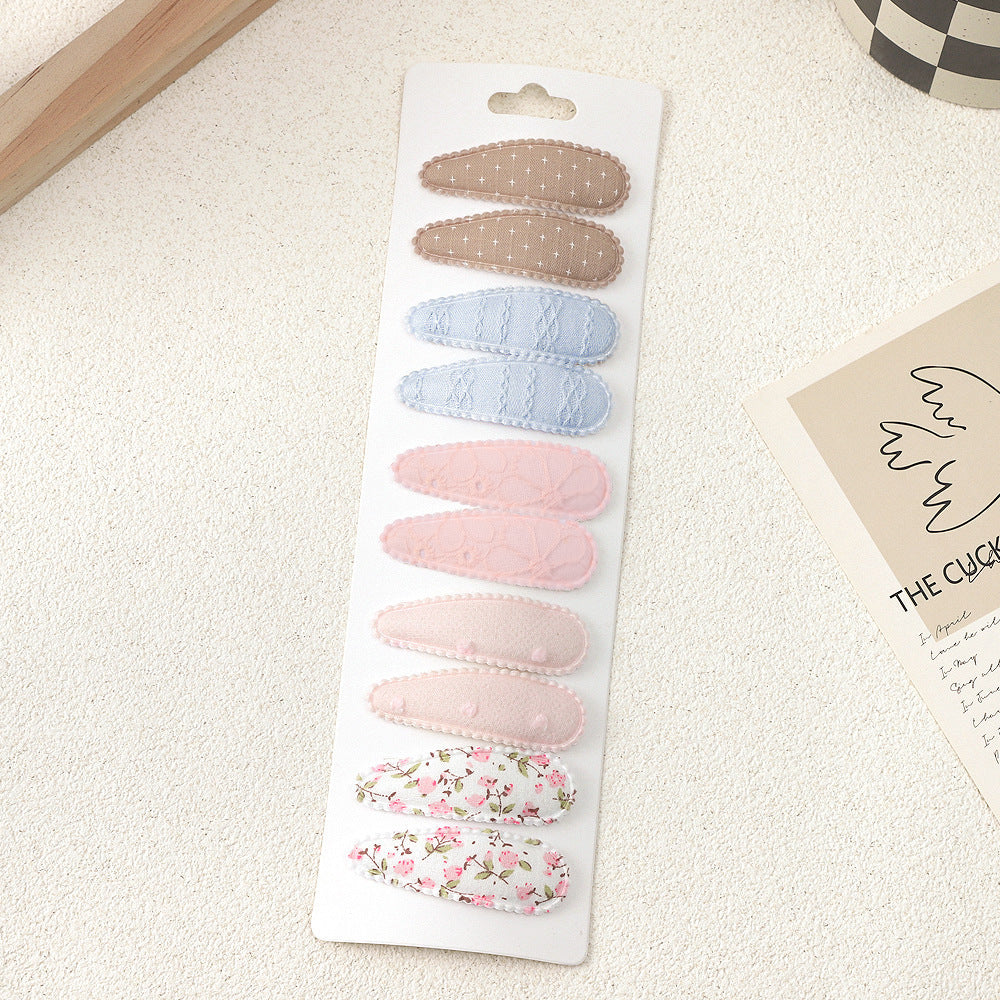 Wholesale New Water Drop bb Clip Hairpin Children's Bangs Clip Girl's Spring Hairpin Side Clip Hair Accessories Headdress